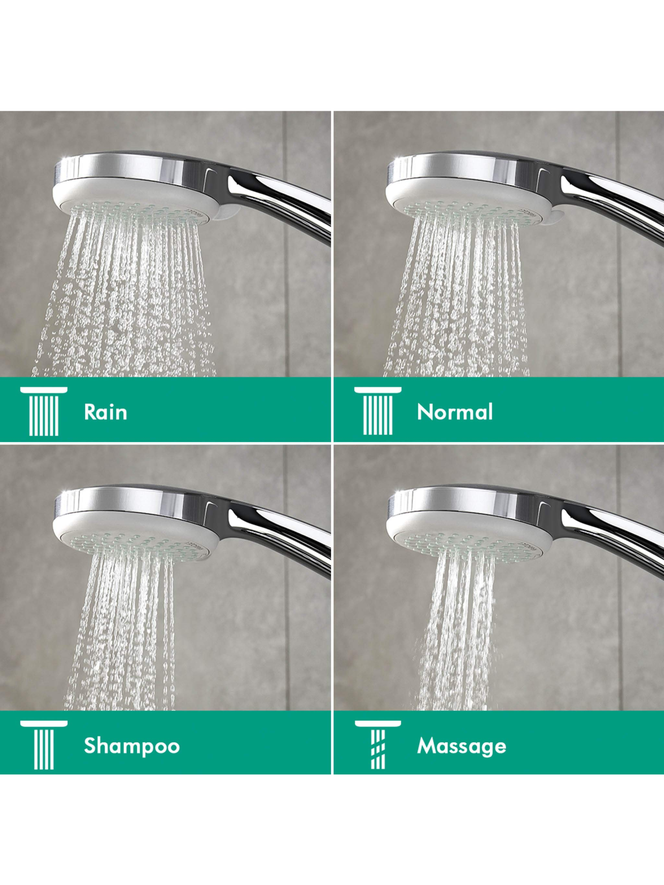 Dušo komplektas Hansgrohe Croma 100 Vario 90cm 27771000 2