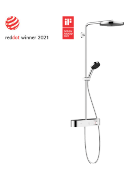 Dušo komplektas Hansgrohe Pulsify S 260 1jet su lentynėle Dušo komplektas Hansgrohe Pulsify S 260 1jet su lentynėle