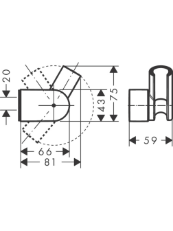 Dušo laikiklis Hansgrohe Porter Vario, 28328000