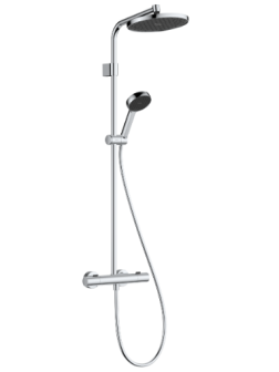 Dušo sistema Hansgrohe Activera S Showerpipe 240 1jet EcoSmart mit Ecostat Fine Varia Dušo sistema Hansgrohe Activera S Showerpipe 240 1jet EcoSmart mit Ecostat Fine Varia