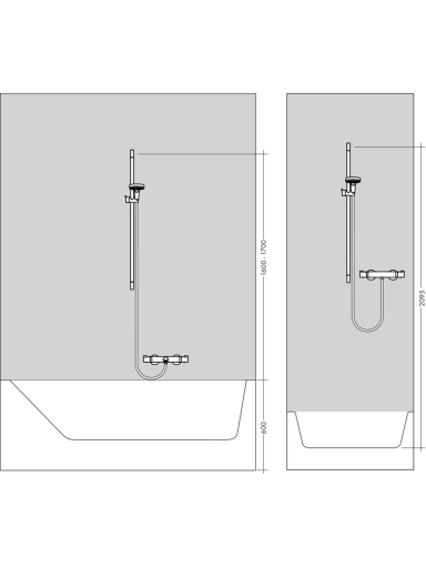 Dušo komplektas Hansgrohe Raindance Select E 120 65 cm Dušo komplektas Hansgrohe Raindance Select E 120 65 cm