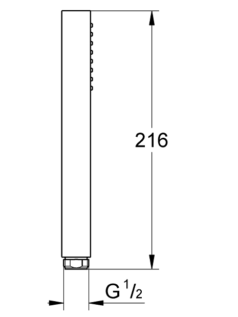 Dušo galvutė Grohe Euphoria Cube Stick 27698000 1 Dušo galvutė Grohe Euphoria Cube Stick 27698000 1