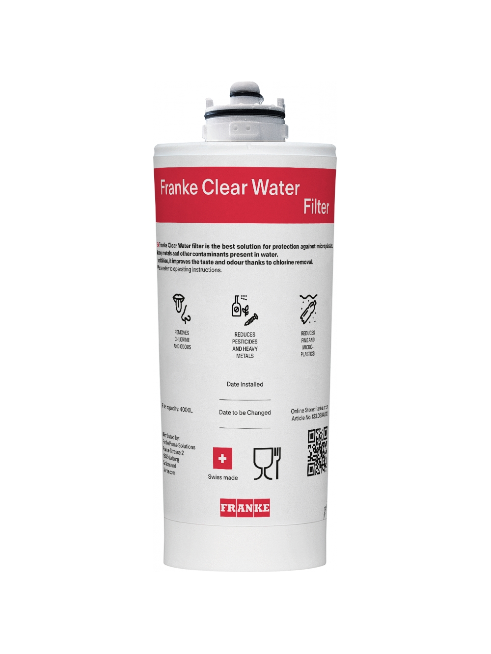 Franke "Clear water filter" filtro kasetė 4000 l Franke "Clear water filter" filtro kasetė 4000 l