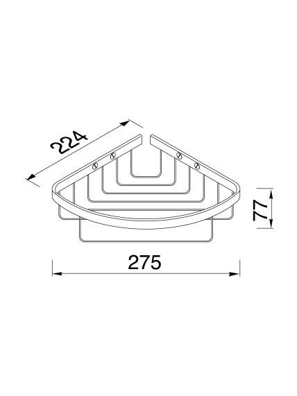 Kampinė lentynėlė Geesa, 91182 2 Kampinė lentynėlė Geesa, 91182 2