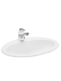 Įleidžiamas praustuvas Laufen Indova 61x48 cm, H8113920000001 Įleidžiamas praustuvas Laufen Indova 61x48 cm, H8113920000001