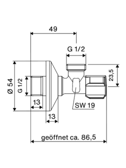 Kampinis ventilis Schell Comfort, 052170699