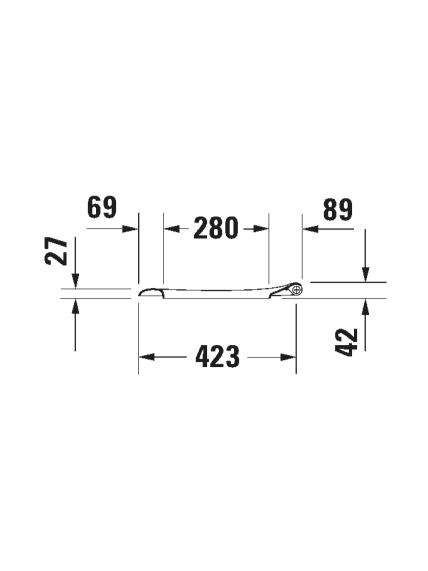 Klozeto dangtis Duravit Architec 0069690000 6