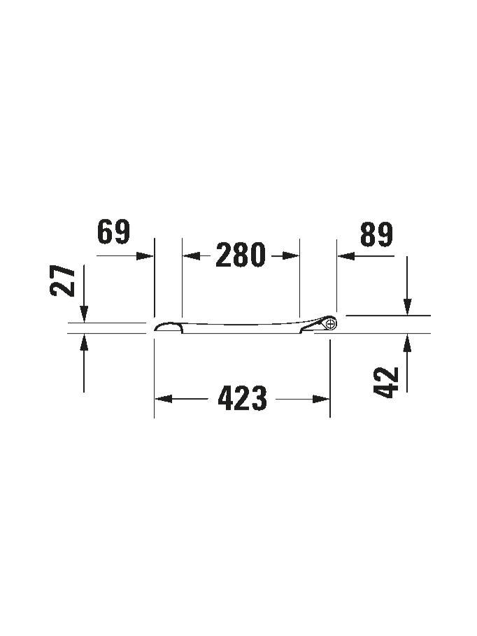 Klozeto dangtis Duravit Architec 0069690000 6 Klozeto dangtis Duravit Architec 0069690000 6
