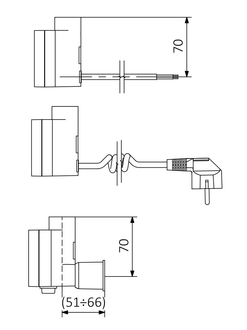 Valdiklis Terma KTX-3 kaitinimo elementui, tenui 4 Valdiklis Terma KTX-3 kaitinimo elementui, tenui 4