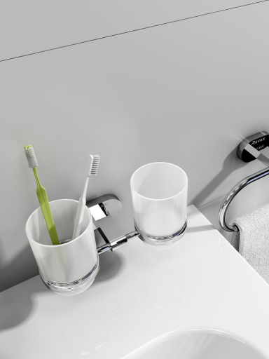 Laikiklis su dviejomis stiklinėmis Ravak Chrome CR 220.00