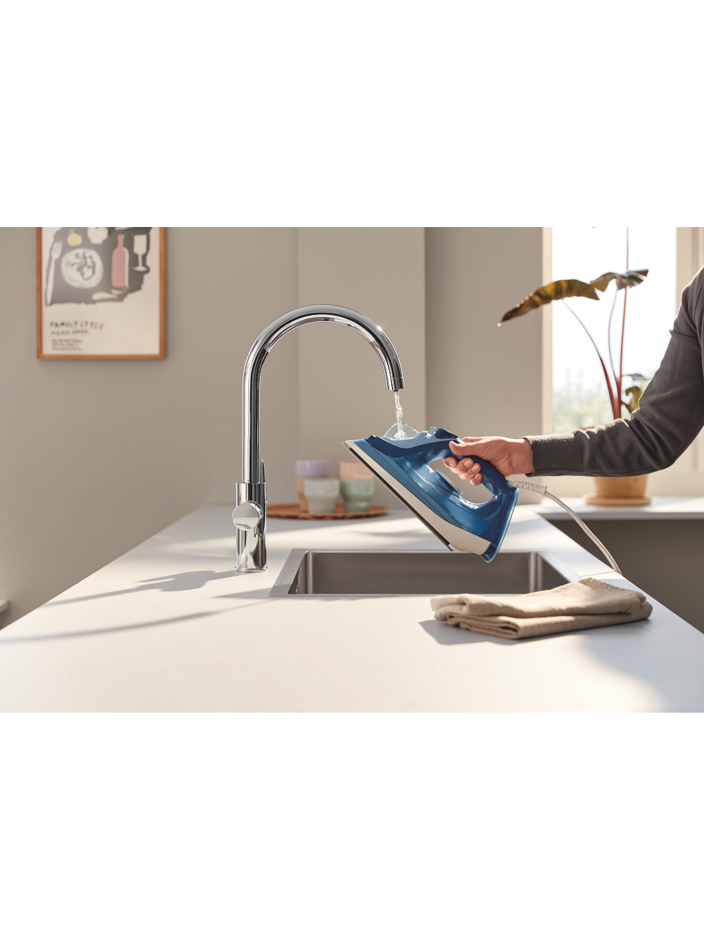Maišytuvas plautuvei Grohe Blue Pure BauCurve su filtru 2