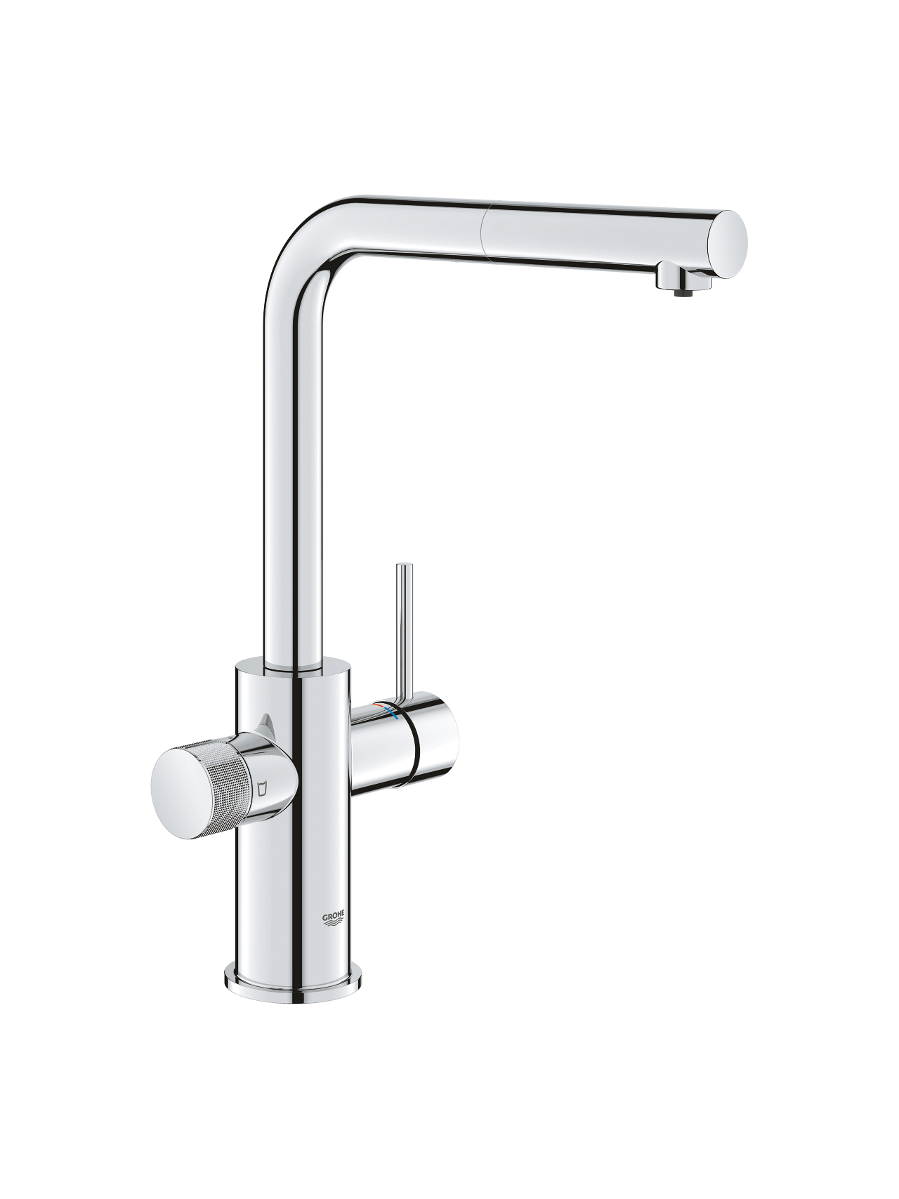 Maišytuvas plautuvei Grohe Blue Pure Minta su ištraukiama žarna