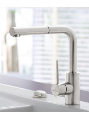 Maišytuvas plautuvei Villeroy&Boch Steel Shower, 969701LC 2
