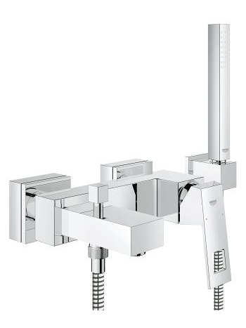 Maišytuvas voniai Grohe Eurocube su dušeliu, 23141000 Maišytuvas voniai Grohe Eurocube su dušeliu, 23141000