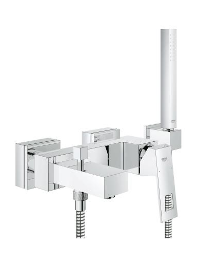 Maišytuvas voniai Grohe Eurocube su dušeliu, 23141000 Maišytuvas voniai Grohe Eurocube su dušeliu, 23141000