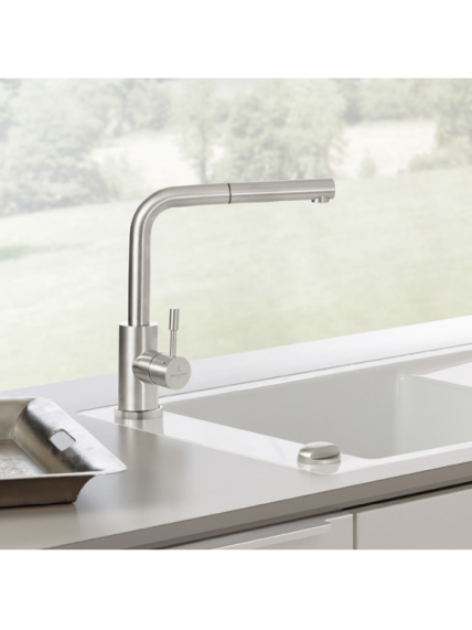 Maišytuvas plautuvei Villeroy&Boch Steel Shower, 969701LC 4