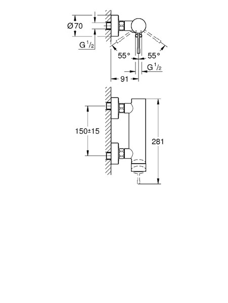 Maišytuvas dušui Grohe Essence New 33636001 2 Maišytuvas dušui Grohe Essence New 33636001 2