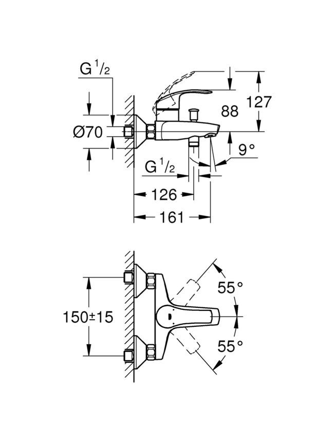 Maišytuvas voniai Grohe Eurosmart 33300002 1