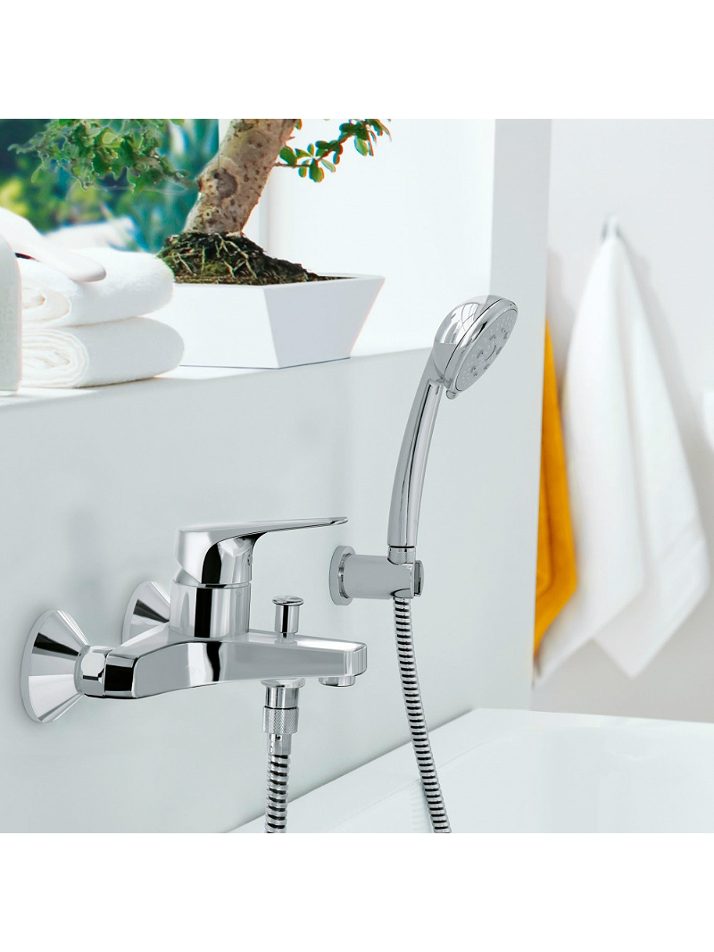Maišytuvas dušui/voniai Grohe BauFlow 23756000 2 Maišytuvas dušui/voniai Grohe BauFlow 23756000 2