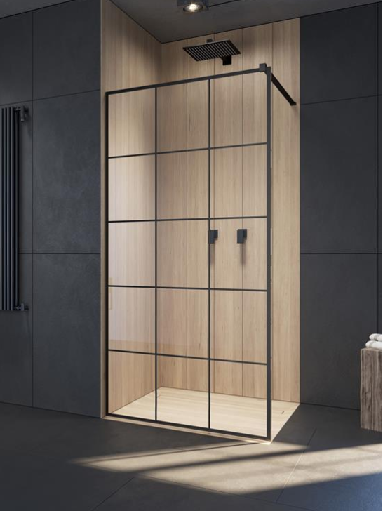 Nejudanti dušo sienelė Radaway Modo New Black II Factory Nejudanti dušo sienelė Radaway Modo New Black II Factory