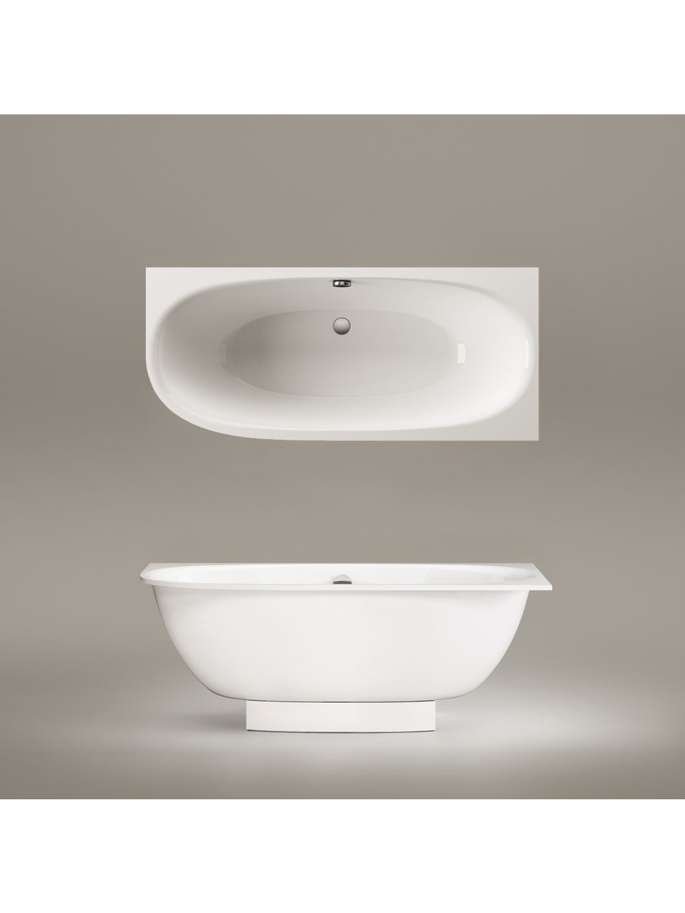 Akmens masės vonia PAA Verso 170x75 cm 7 Akmens masės vonia PAA Verso 170x75 cm 7