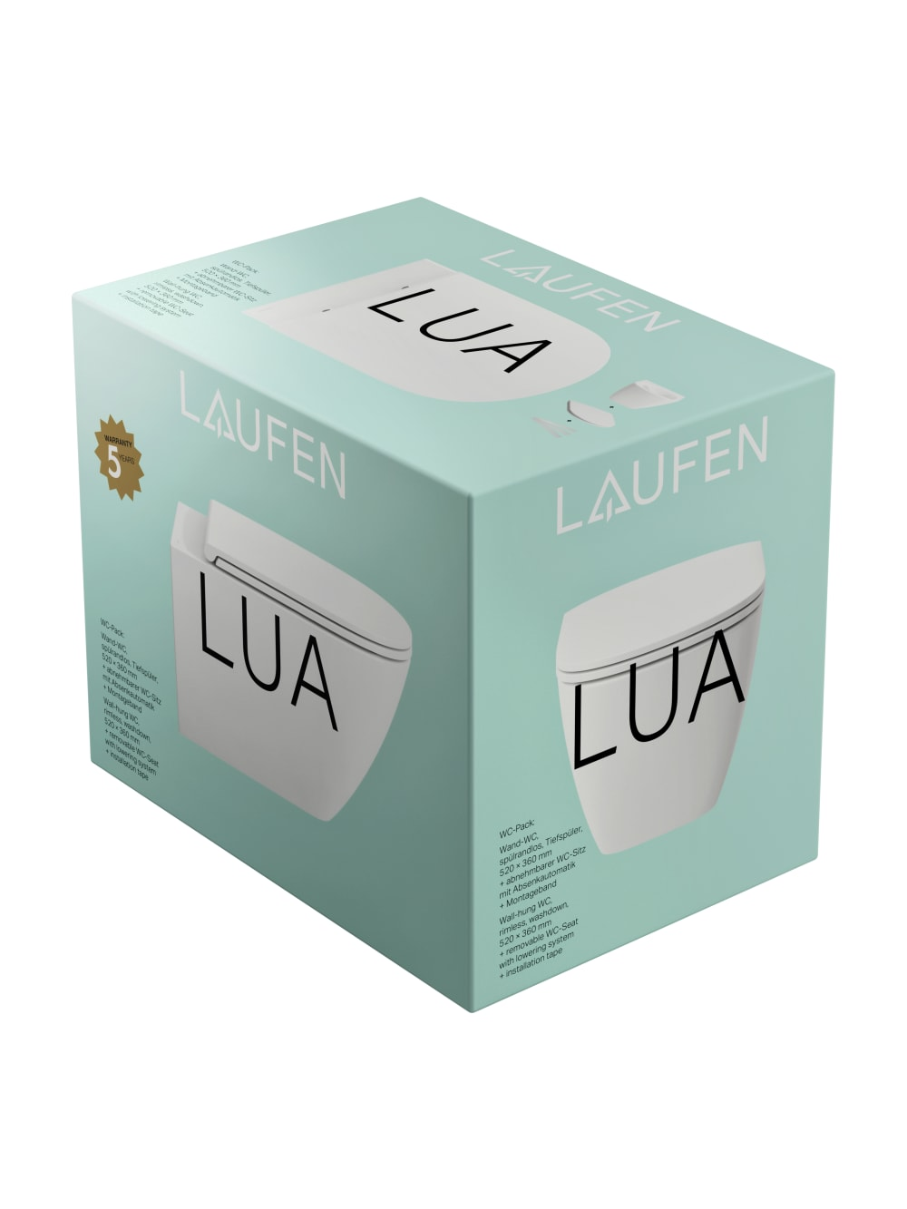 Pakabinamas unitazas Laufen Lua Advanced Rimless su dangčiu 1 Pakabinamas unitazas Laufen Lua Advanced Rimless su dangčiu 1
