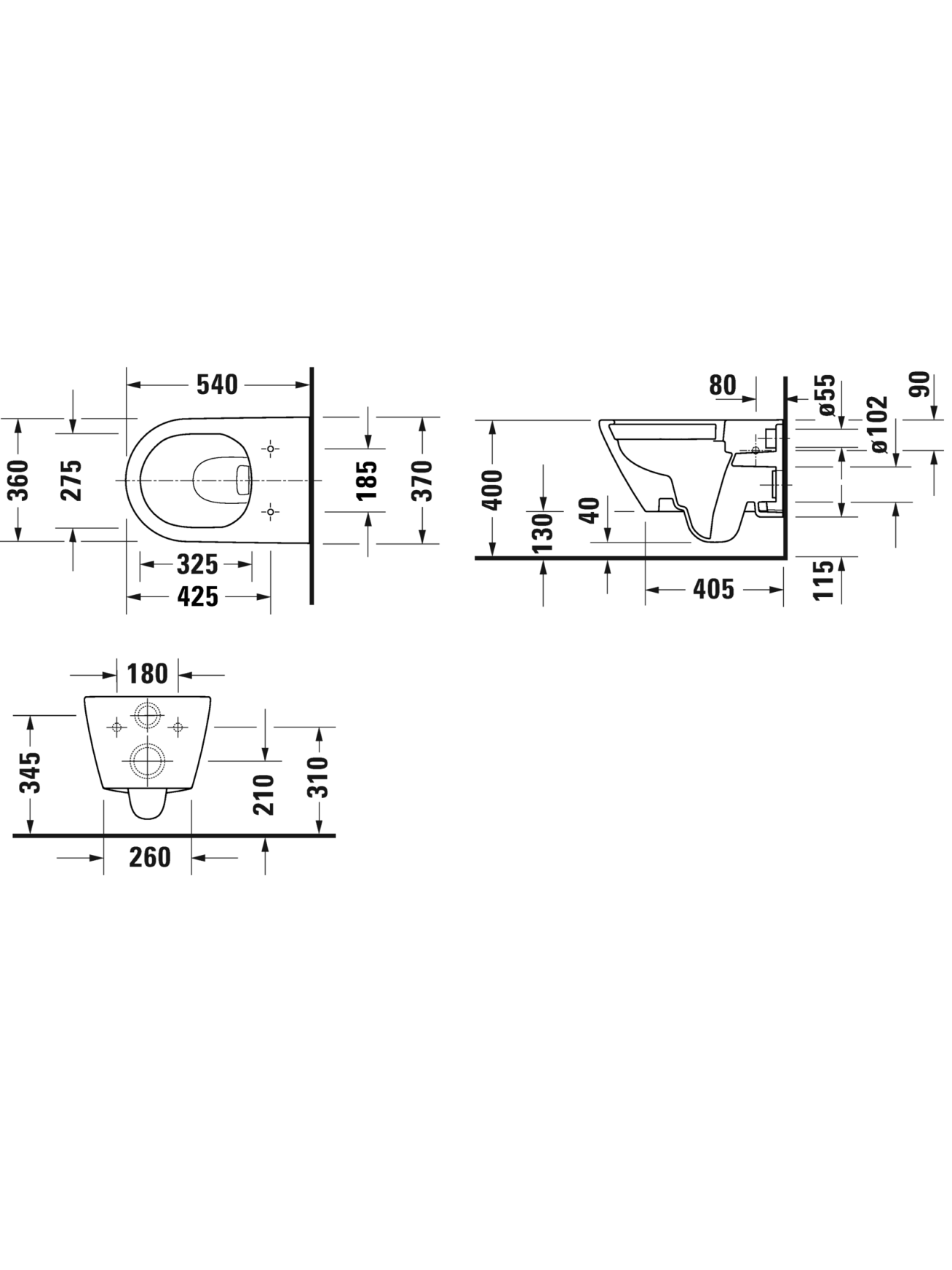 Pakabinamas klozetas Duravit D-Neo Rimless su dangčiu 8 Pakabinamas klozetas Duravit D-Neo Rimless su dangčiu 8