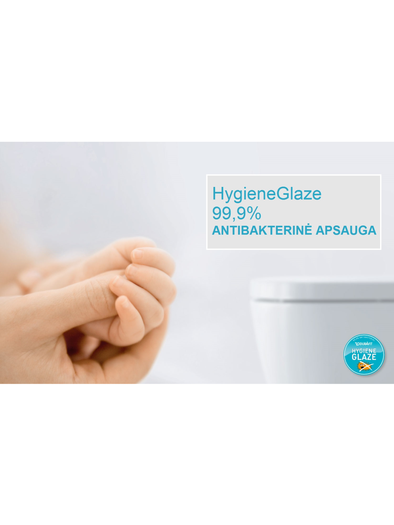 Pakabinamas klozetas Duravit ME by Starck HygieneFlush 1