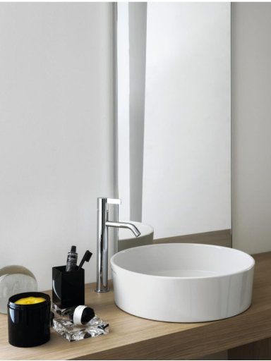Pastatomas praustuvas Kartell by Laufen SaphirKeramik 420x420 mm