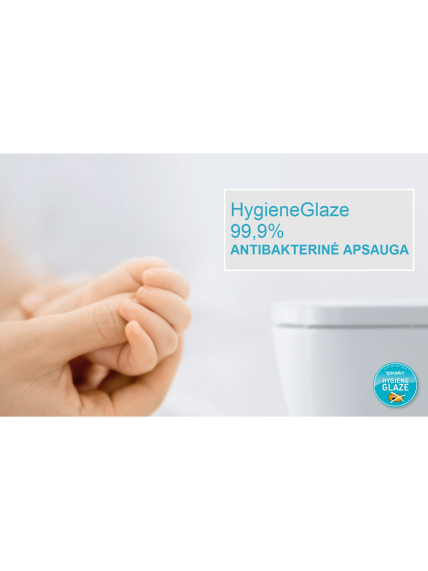 Pakabinamas klozetas Duravit ME by Starck HygieneFlush 1