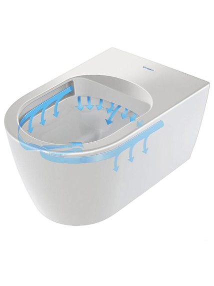 Pakabinamas klozetas Duravit ME by Starck Rimless 3 Pakabinamas klozetas Duravit ME by Starck Rimless 3