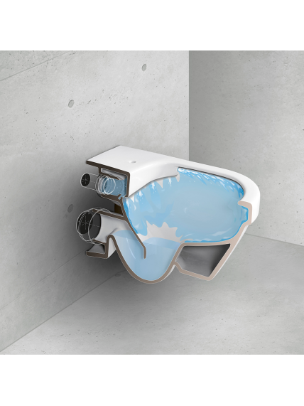 Pakabinamas klozetas Gustavsberg Hygienic Flush 5G84 3