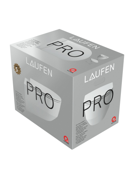 Pakabinamas klozetas Laufen Pro New Rimless 8.2096.6 su Slim 3