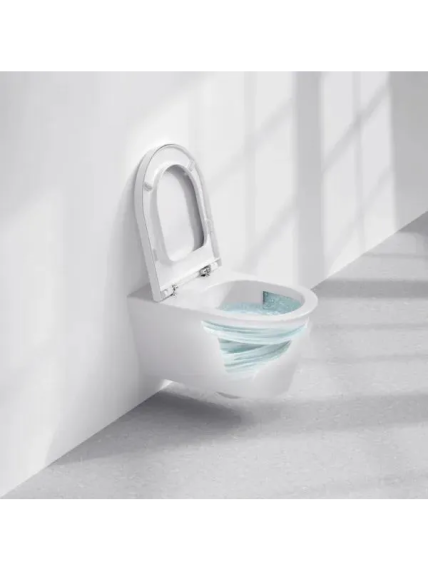 Pakabinamas unitazas Laufen Meda Silent Flush Rimless su dangčiu 1