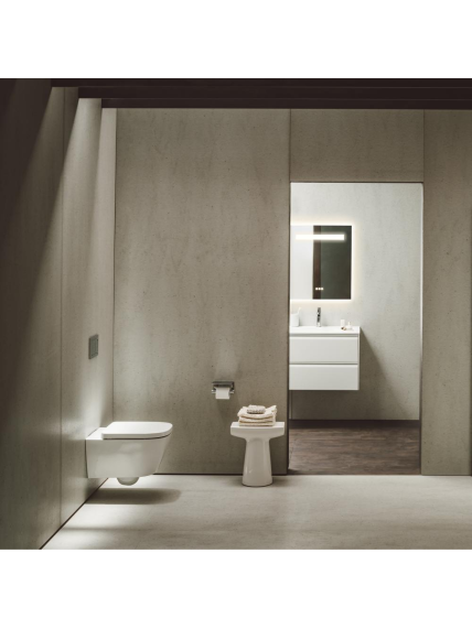 Pakabinamas unitazas Laufen Meda Silent Flush Rimless su dangčiu 10