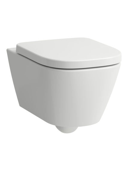 Pakabinamas unitazas Laufen Meda Silent Flush Rimless su dangčiu