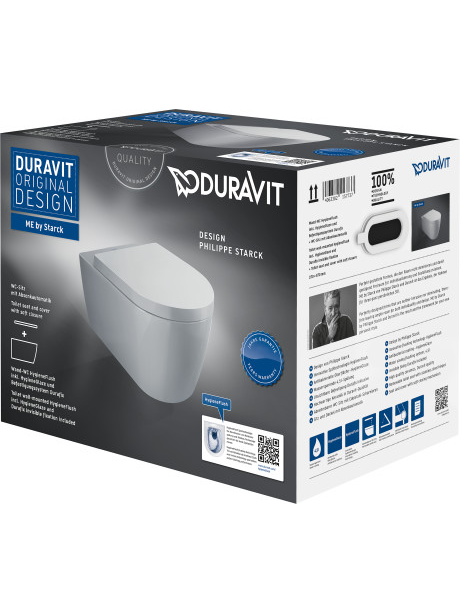 Pakabinamas klozetas Duravit ME by Starck HygieneFlush 3 Pakabinamas klozetas Duravit ME by Starck HygieneFlush 3
