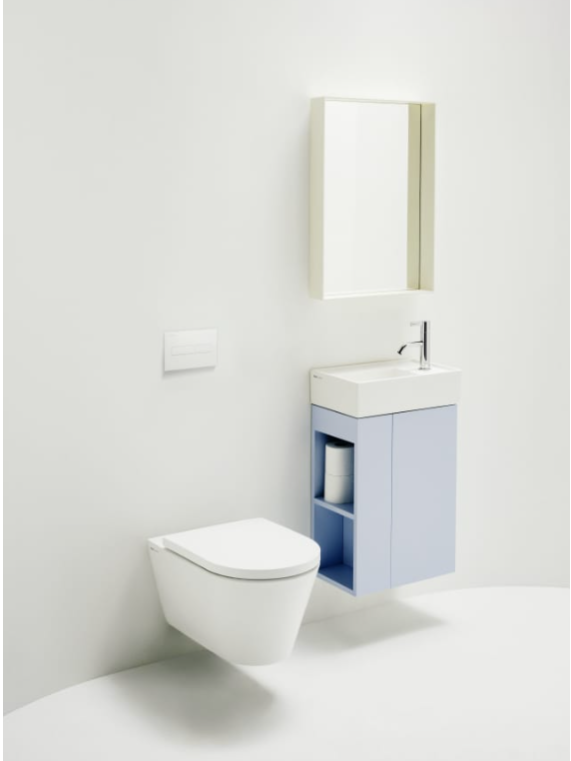 Pakabinamas unitazas Kartell by Laufen Rimless su dangčiu 2