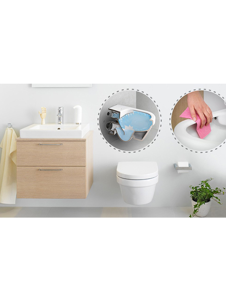 Pakabinamas klozetas Gustavsberg Hygienic Flush 5G84 1