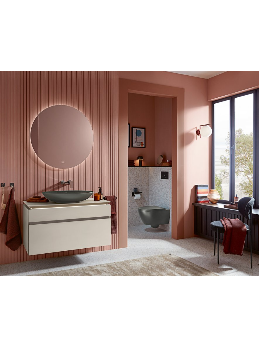 Pakabinamas klozetas Villeroy & Boch Subway 2.0 Rimless su C+ 2