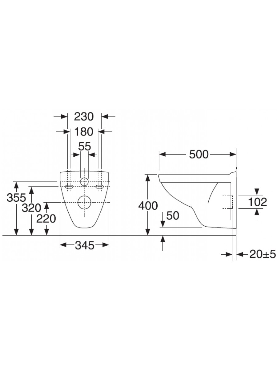Pakabinamas klozetas Gustavsberg Nautic 5530 C+ Soft Close 4