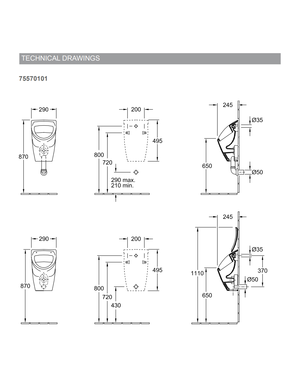 Pisuaras Villeroy&Boch O.Novo Compact su dangčiu, 75570101 1 Pisuaras Villeroy&Boch O.Novo Compact su dangčiu, 75570101 1