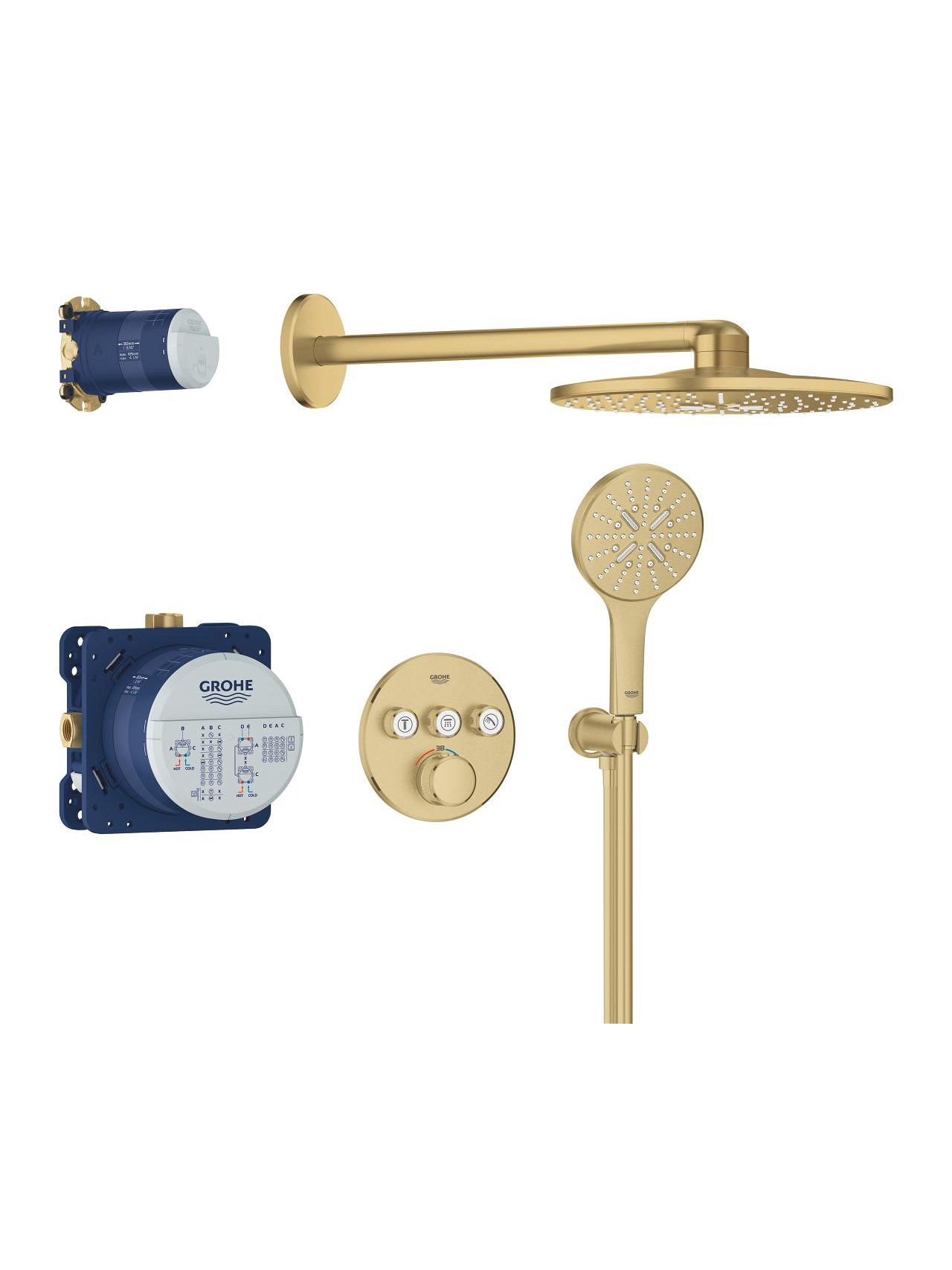 Potinkinės sistemos komplektas Grohe GROHTHERM SMARTCONTROL