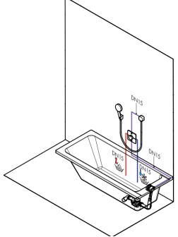 Potinkinė dėžutė Hansgrohe Ibox Universal 2, 01500180