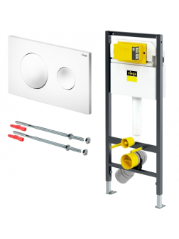 Potinkinis WC rėmas Viega Prevista Dry 3in1 komplektas, 792640