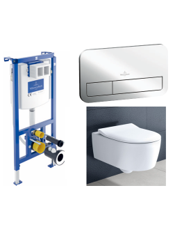 Potinkinis WC rėmas Villeroy&Boch Viconnect su klozetu Avento