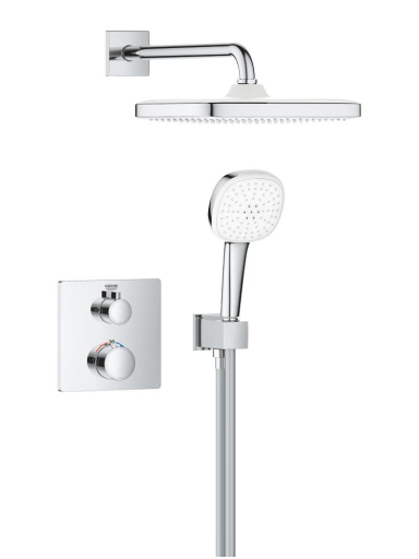 Potinkinės sistemos komplektas Grohe Grohtherm Tempesta 250 Cube Potinkinės sistemos komplektas Grohe Grohtherm Tempesta 250 Cube