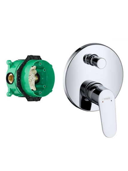Potinkinė dėžutė Hansgrohe Ibox su Focus maišytuvu