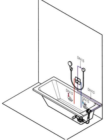 Potinkinė dėžutė Hansgrohe Ibox Universal 2, 01500180 1 Potinkinė dėžutė Hansgrohe Ibox Universal 2, 01500180 1