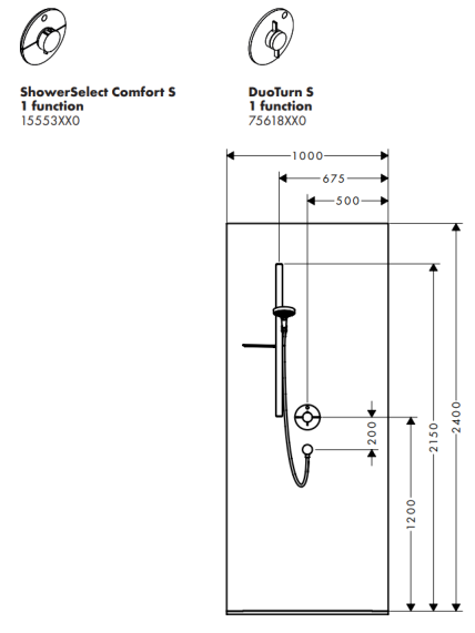 Potinkinė dėžutė Hansgrohe Ibox Universal 2, 01500180 2